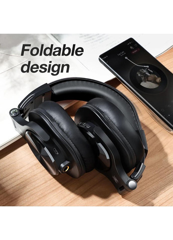 Студийные беспроводные наушники A70 с микрофоном и шумопоглощением Накладные наушники для DJ, студии и микширования Oneodio (368785921)
