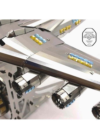 Коллекционная модель АН-225 "Мрия" CRYSTAL EDITION с кристаллами SWAROVSKI® (Собранная) MT001SWRSK/READY Metal Time (361113066)