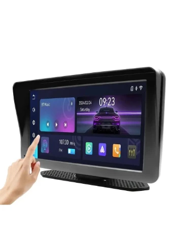 Універсальний головний пристрій RIAS 701W 7" HD IPS сенсорний екран Apple CarPlay та Android Auto Black No Brand (395879451)