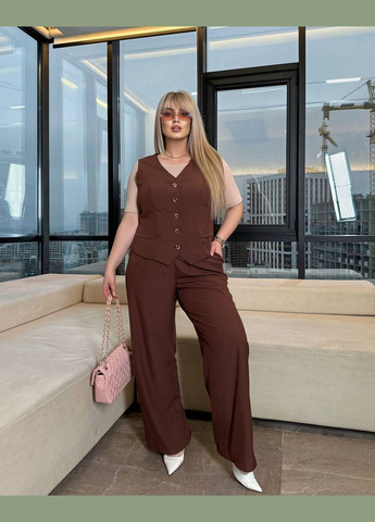 Жіночий костюм двійка колір джинс New Trend (304646546)