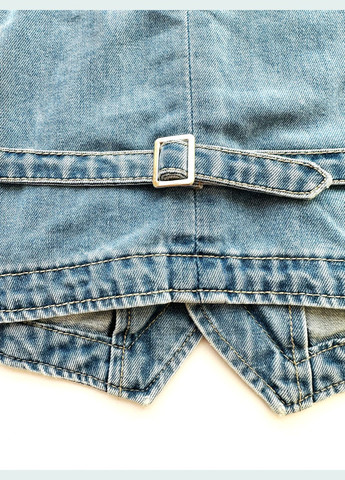 Жилет джинсовий для хлопчика SG6590 блакитний на гудзики Street Gang (338246084)