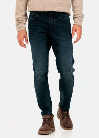 Темно-синие демисезонные зауженные мужские темно-синие джинсы tapered fit 488315-2D42-48 Camel Active