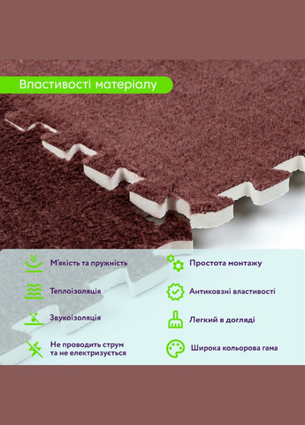 Пол-пазл плюшевый 30*30*1cm (D) SW-00002082 Sticker Wall (325880195)