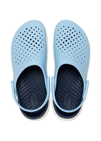 Голубые женские кроксы clog white 209964 Crocs