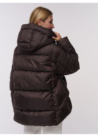 Коричневая зимняя куртка, цвет коричневый Alvo