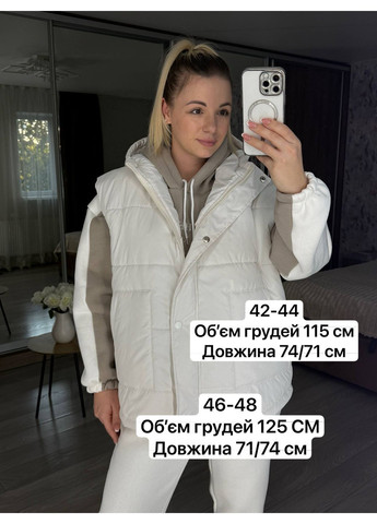 Женская жилетка с капюшоном No Brand (366227131)