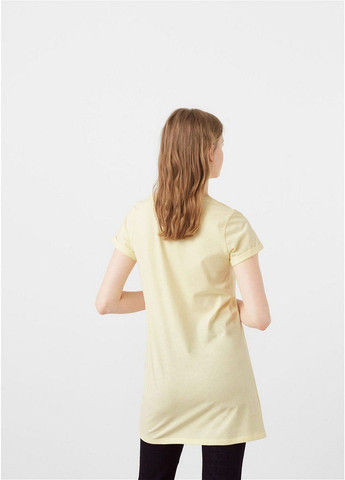 Желтое кэжуал платье Mango