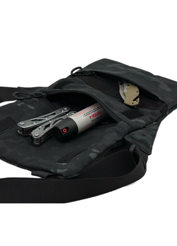 Тактическая сумка кобура, сумка мессенджер Черный мультикам -хзм LQ 902723 (279851757)