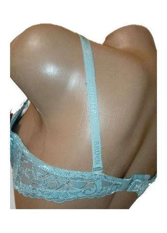 М'ятний бюстгальтер на поролоні з мереживом м'ятний бюстик Biweier з кісточками