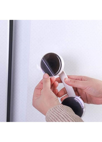 Універсальна ручка для скляних поверхонь з присоскою біла (NR0280_1) No Brand (371772671)