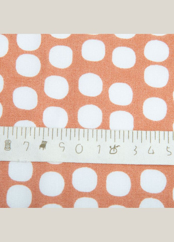 Тканина плательна штапель віскоза 145 см 90 г/м2 для суконь, спідниць, штанів, комбінезонів, дитячого одягу горохи IDEIA (342398893)