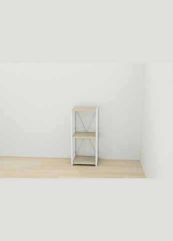 Этажерка 3/34 Серии Коннект 73x34x28 белый ДСП 16мм (FRD-104298) Ferrum-decor (351358878)