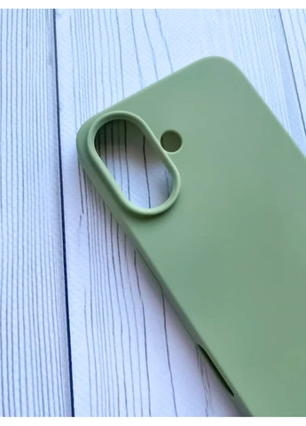 Силиконовый матовый чехол на iPhone 16 Creative (355408245)
