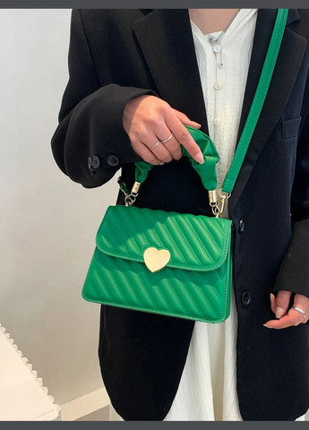 Женская сумка кросс-боди зеленая No Brand (290665317)