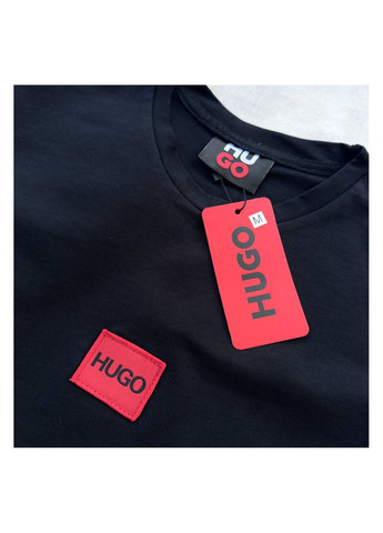 Чорна чоловіча футболка No Brand