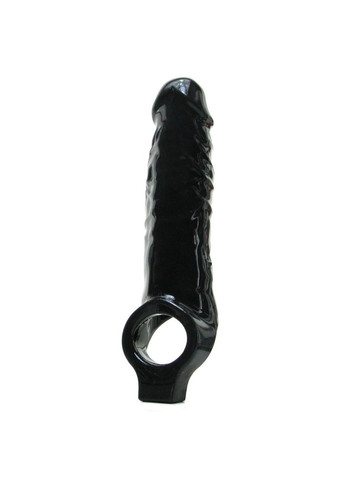 Насадка на пеніс, що подовжує Mamba, чорна, 23 х 4.6 см Master Series (289783506)