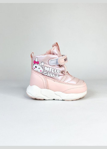 Розовые зимние ботинки 22 г 14,5 см розовый артикул з162 Jong Golf