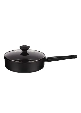 Глубокая сковорода с крышкой Gemini Gourmet, 24 см, алюминиевая, черного цвета Ardesto (399269001)