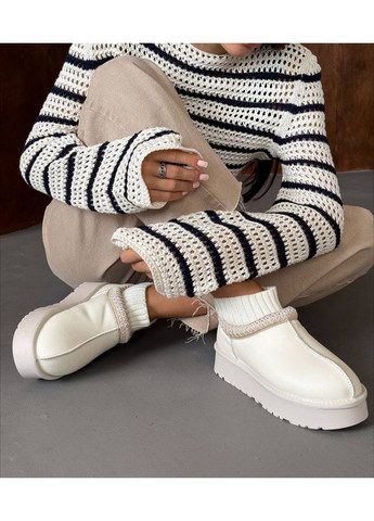 Шкіряні Уггі з імітацією шкарпеток Helen (357226824)