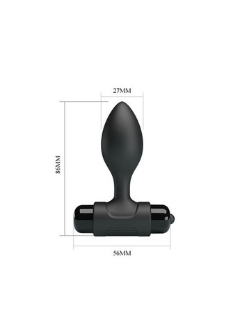 Анальная пробка - Pretty Love Vibra Butt Plug Black Drive LyBaile (322184120)