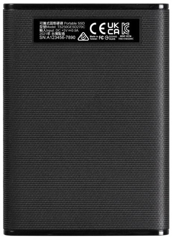 Портативний SSD USB 3.1 Gen 2 Type-C ESD270C 500GB Transcend (315407105)