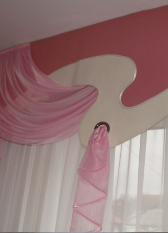 Жесткий ламбрекен Чайка 270см розовый (70ж) Firanka Style (340111979)