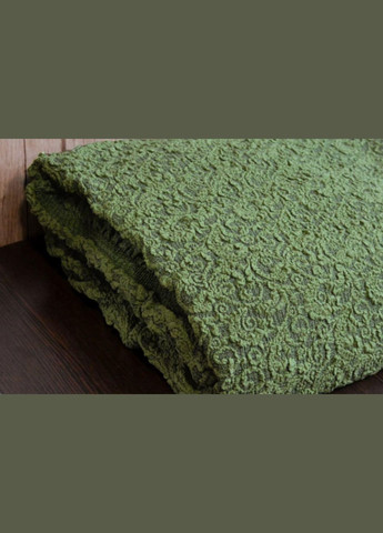 Жакардові чохли на стільці без спідниці Зелені Kayra (365730530)