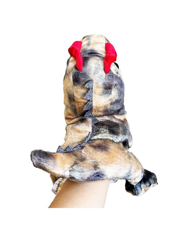 Іграшка на руку для лялькового театру 25.9 см динозавр Ділофозавр No Brand (366304221)