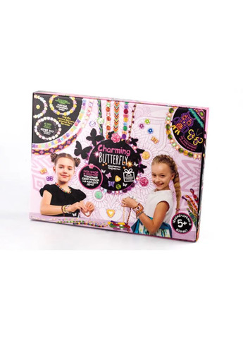 Набор для бисероплетения Charming Butterfly с бисером и схемой DANKO в ассортименте CHB-01-01 Danko Toys Нас5373 (370651932)