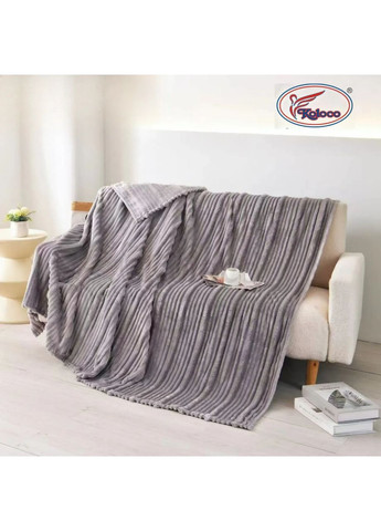 Плед теплый двуспальный 200х220 микрофибра (1-102-40) Koloco (368402378)