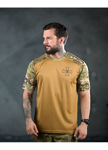 Армійська чоловіча футболка ЗСУ койот Freedom (349462140)