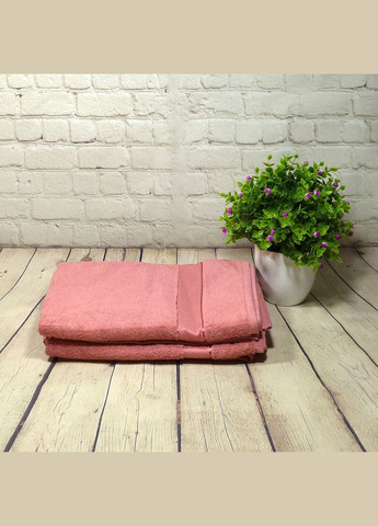 Aisha Home Textile рушник махровий aisha - кораловий 70*140 (400 г/м²) рожевий виробництво -