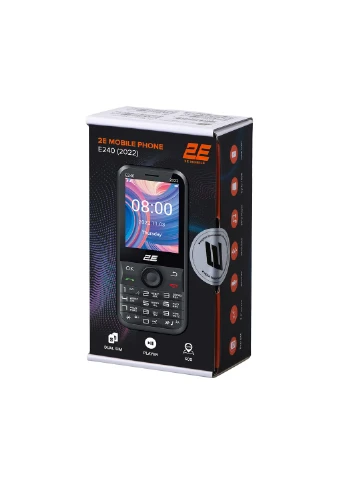 Мобільний телефон E240 2022 2.4" 2SIM, 1000мА•год, 2E (333824510)