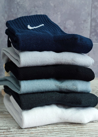 Носки хлопковые спортивные 6 пар DSС 905/6 No Brand (345733275)