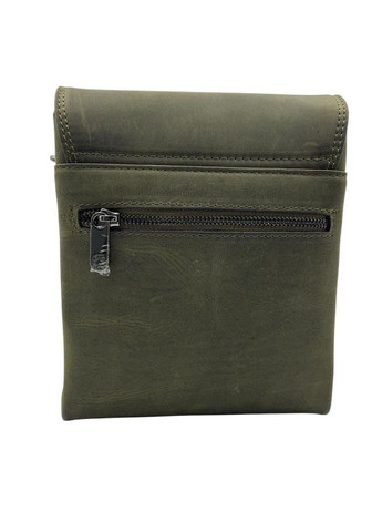 Сумка барсетка мужская из натуральной кожи нубук оливковая (Д/Ш/В) 20/8/24(см) Karya (365815618)