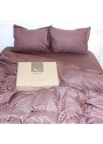 Постельное белье Satin 30-0006DarkBrown 160х220 (m215730) Mirson Satin 30-0006DarkBrown 160х220 Сімейний (366562902)