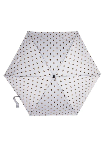 Серый мини зонт женский tiny-2 l501-032572 bees (пчелы) Fulton (303830360)