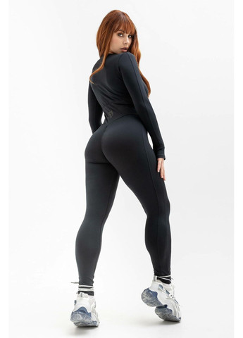 Комбинезон с корсетом TOTALFIT комбинезон-брюки однотонный чёрный кэжуал полиэстер