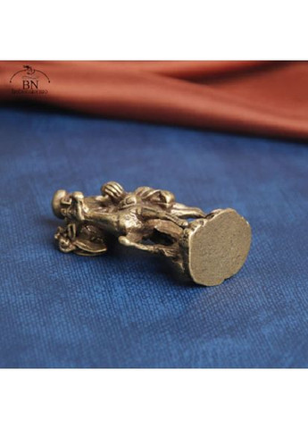 Міні вінтажна мідна статуетка фігурка китайський Бог довголіття мудрості благополуччя прикраса фен-шуй No Brand (292260653)