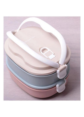 Ланч двойной бокс 1400 мл KM-2125 Kamille (323483079)