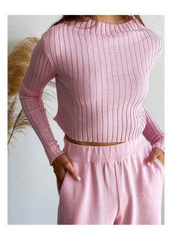 Штаны вязаные Ester Розовые Art Knit (387037132)