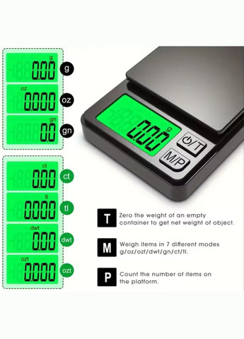Міні електронні ювелірні ваги 500 г / 0.01 г Портативні кишенькові ваги з кришкою-підставкою No Brand (341324888)
