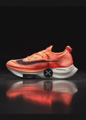 Оранжевые демисезонные кроссовки мужские air zoom, вьетнам Nike Alphafly Orange