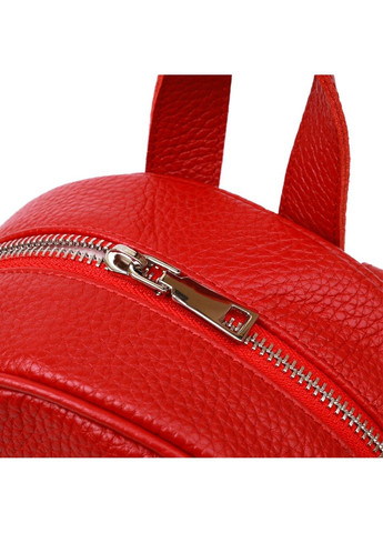 Жіночий рюкзак 16301 з натуральної шкіри з зернистою текстурою, Червоний Shvigel (333662380)
