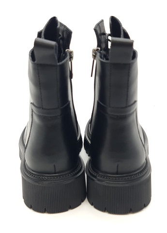 Жіночі черевики чорні шкіряні YA-10-4 24,5 см (р) Yalasou (259299688)