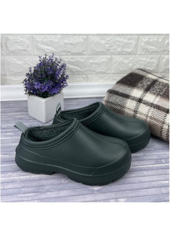 Галоші сабо жіночі утеплені Е-001007-2 Хакі Dago (297529547)