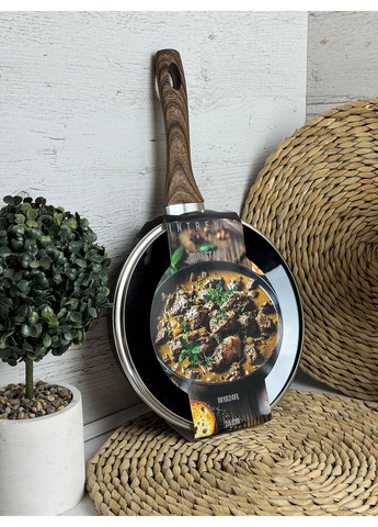 Сковорода глубокая 28 см с крышкой Forest Line IN1028FL Intrendo (368587898)