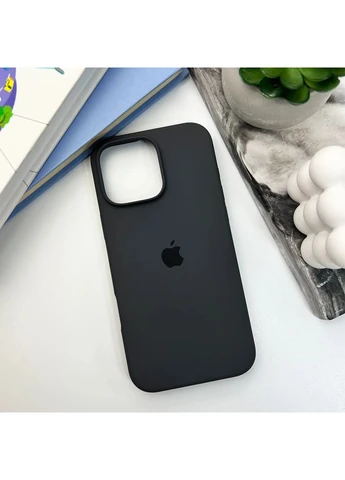 Чохол-накладка для Apple iPhone 16 Pro силіконовий Dark Grey No Brand (403018539)