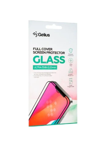 Захисне скло Full Cover Ultra-Thin 0.25mm для iPhone XR Black Gelius (317192792)