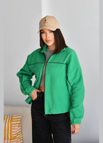 Женская сопка на молнии с кантом снизу на кулиске зеленая You Best (302653651)